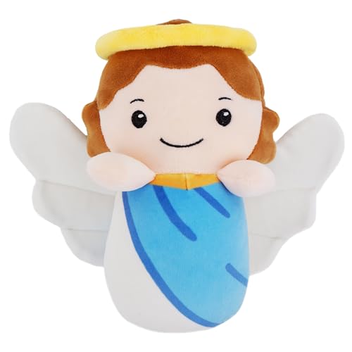 June Garden angel plush with wings and halo
